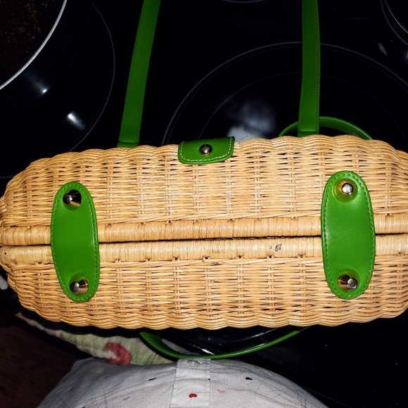 π Etienne Aigner Rattan Barrel Purse π - Picture 8 of 10